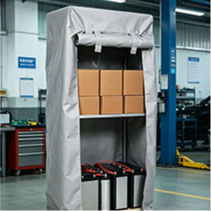 Battery Rack Cover: EV service centers