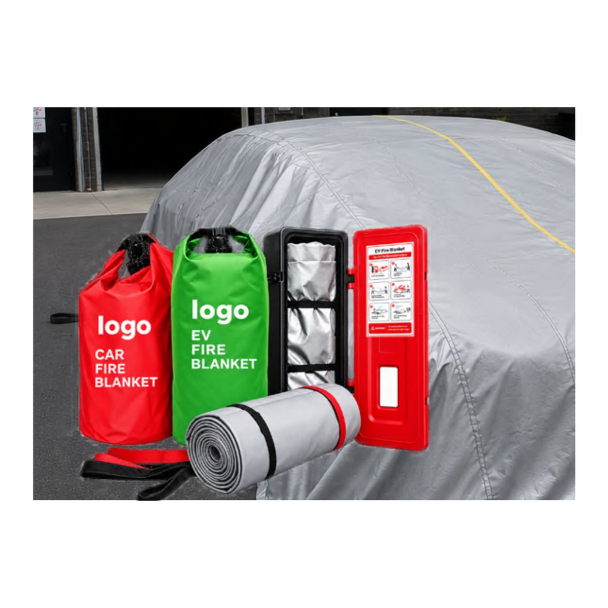 EV Fire Containment Blanket, Coated