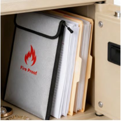 Fire Resistant Document Bag: Office documents