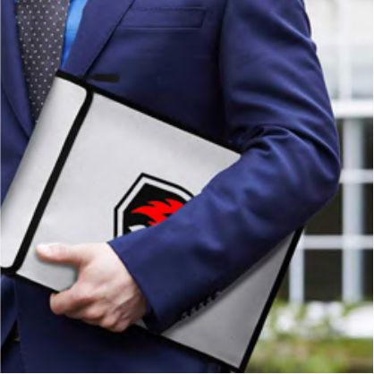Fire Resistant Document Bag: Business travel